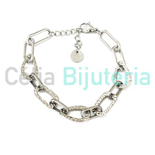 Cargar imagen en el visor de la galería, Collar/Pulsera de Acero - enlaces detallados
