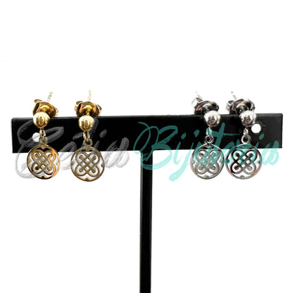 Brinco de Aço Mini com Medalha