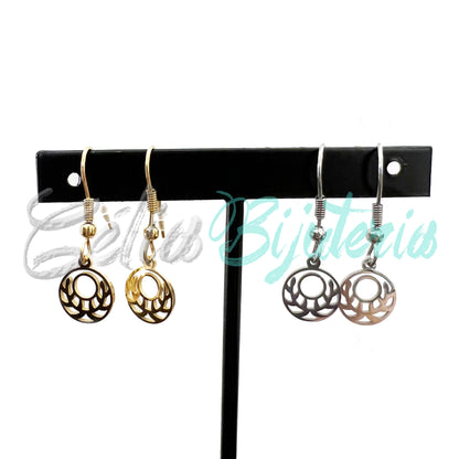 Brinco de Aço Mini com Medalha