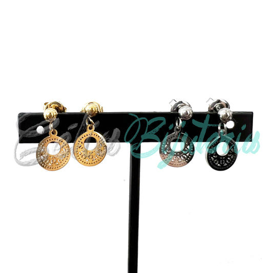 Pendiente Mini Acero con Medalla