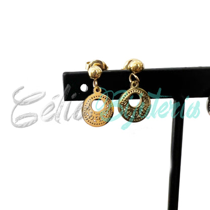 Pendiente Mini Acero con Medalla