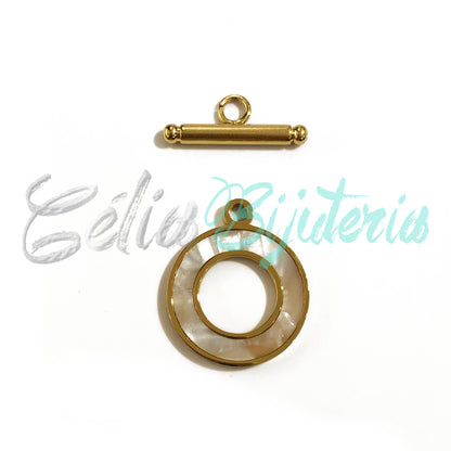 Fechos O/T com Madrepérola