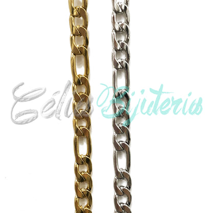 Corrente ao metro de Aço Inox- Figaro