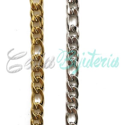 Corrente ao metro de Aço Inox- Figaro