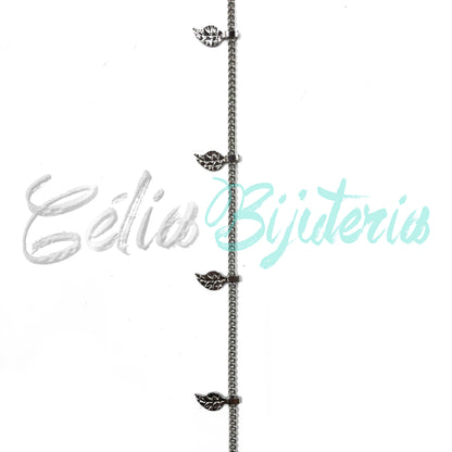 Corrente ao metro de Aço Inox com folhas