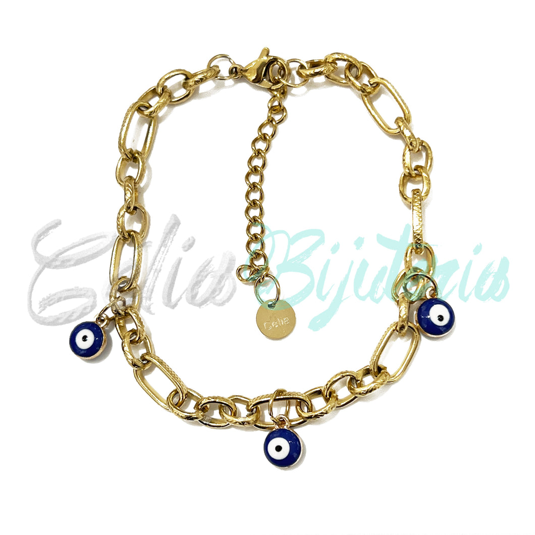 Pulsera Acero - Ojo Turco