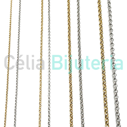 Colar de Aço Simples - Malha Portuguesa