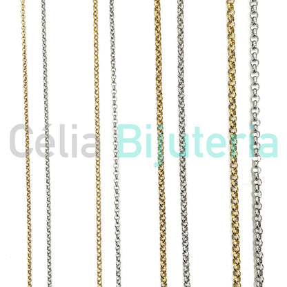 Colar de Aço Simples - Malha Portuguesa