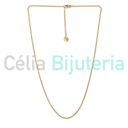 Colar de Aço Simples - Malha Portuguesa