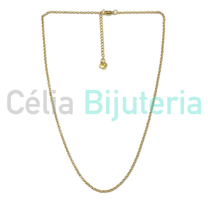 Colar de Aço Simples - Malha Portuguesa