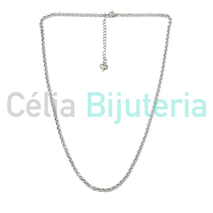 Colar de Aço Simples - Malha Portuguesa