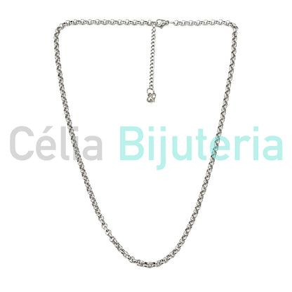 Colar de Aço Simples - Malha Portuguesa