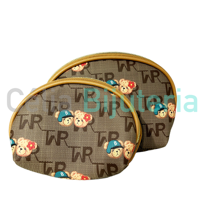 Carteira / Bolsa de Polipele (conjunto de 2) - urso