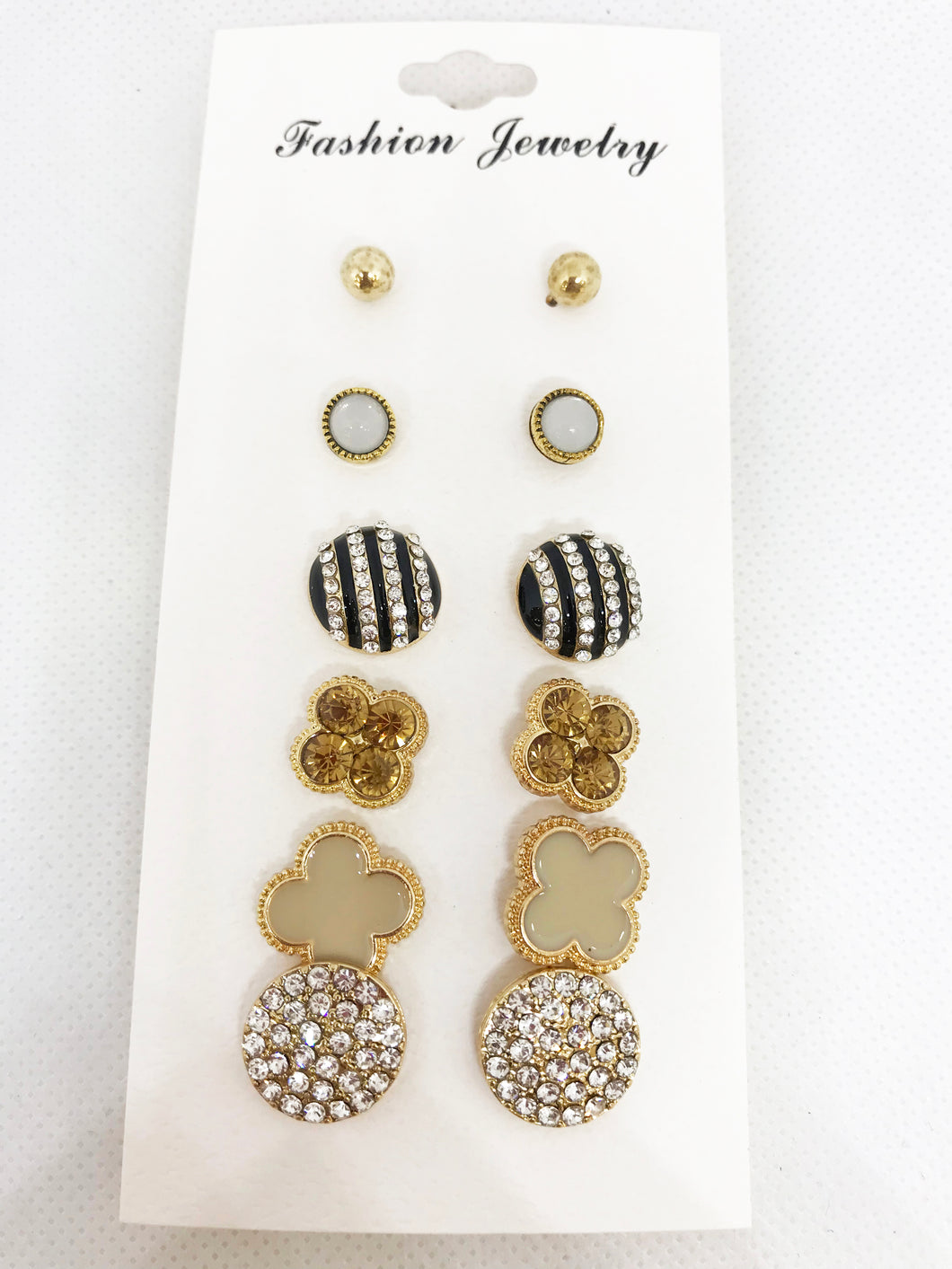 Pendientes de moda - Oro