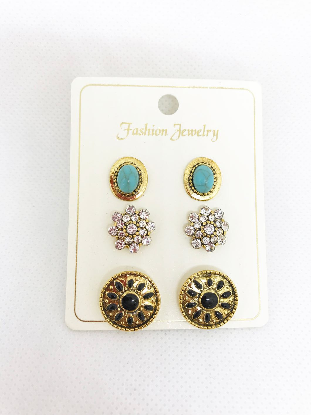 Pendientes de moda - Oro