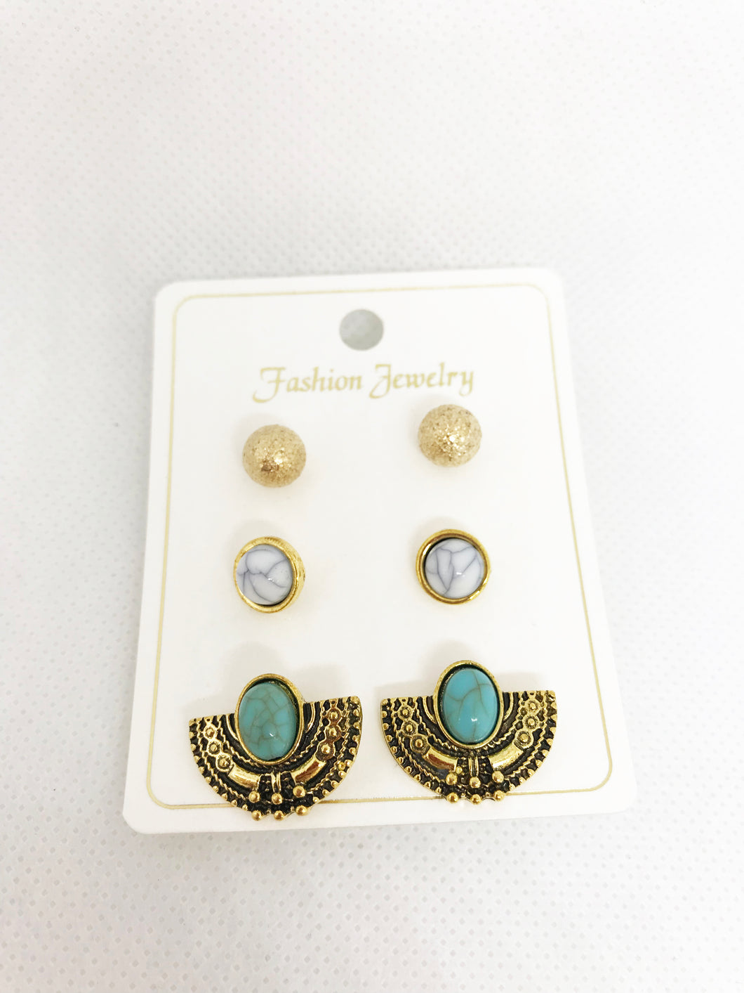 Pendientes de moda - Oro