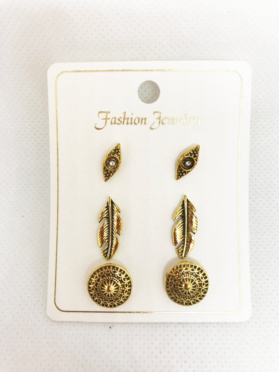 Pendientes de moda - Oro