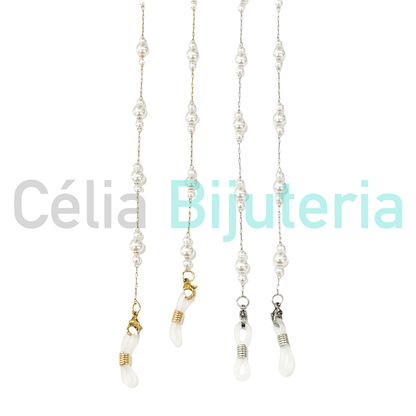 Fios para Óculos/Máscaras de Aço com Pérolas