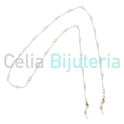 Fios para Óculos/Máscaras de Aço com Pérolas