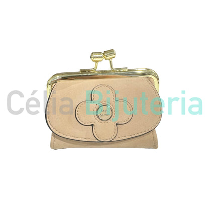 Poly-Leather Wallet - flower