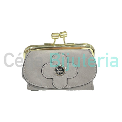 Poly-Leather Wallet - flower