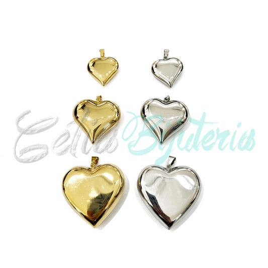 Steel Medal - Heart (Large)