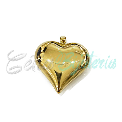 Steel Medal - Heart (Large)