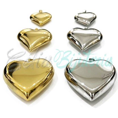 Steel Medal - Heart (Large)