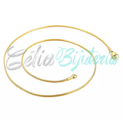 不锈钢蛇形圆领简单项链