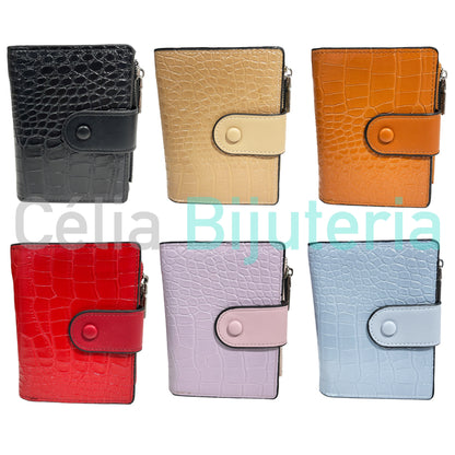 仿皮钱包 - 鳄鱼纹
