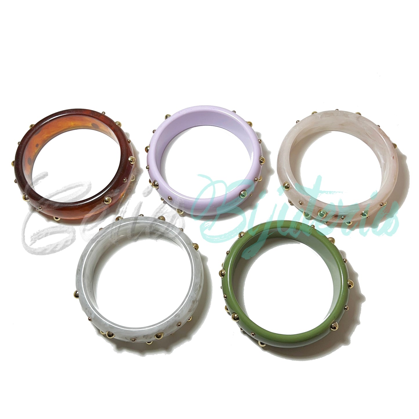 Bracelete de Resina de Moda