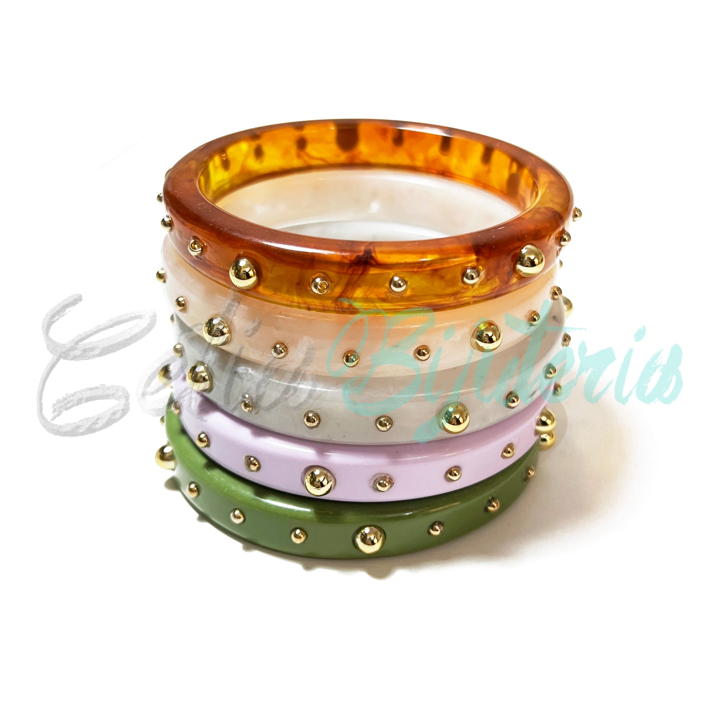 Bracelete de Resina de Moda