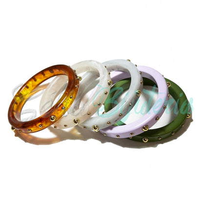 Bracelete de Resina de Moda