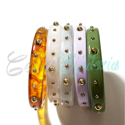 Bracelete de Resina de Moda