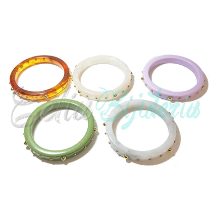 Bracelete de Resina de Moda