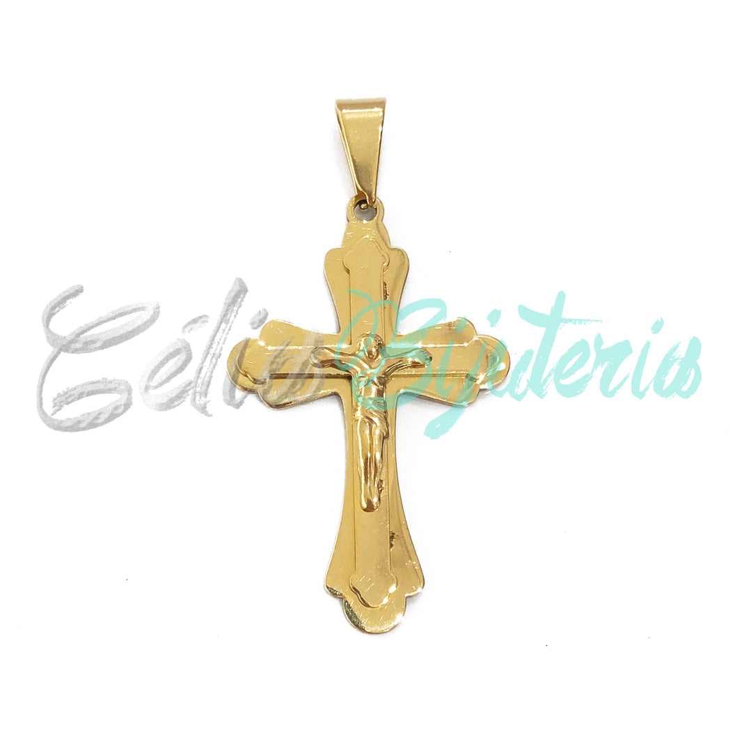 Medalha de Aço - crucifixo