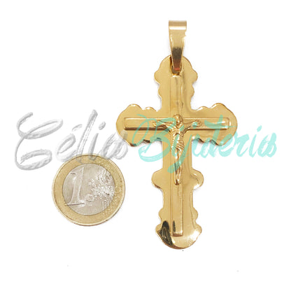 Medalha de Aço - crucifixo