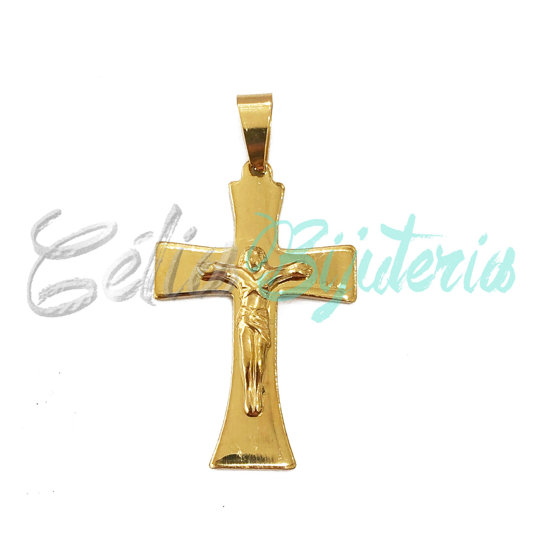 Medalha de Aço - crucifixo