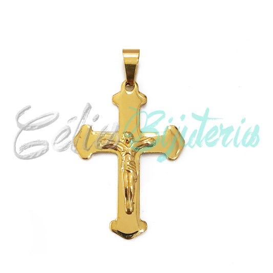 Medalha de Aço - crucifixo