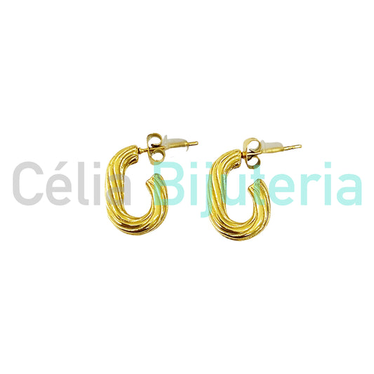 Brinco Argolas de Aço - detalhado