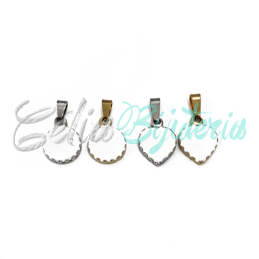 STEEL MEDAL - WITH WHITE VARNISH