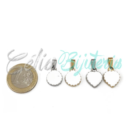 Medalha de Aço - com verniz branco