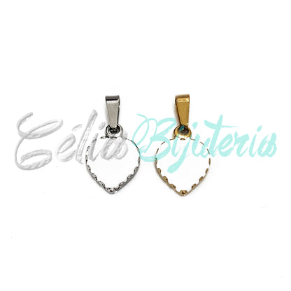 Medalha de Aço - com verniz branco