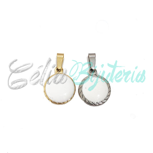 STEEL MEDAL - WITH WHITE VARNISH