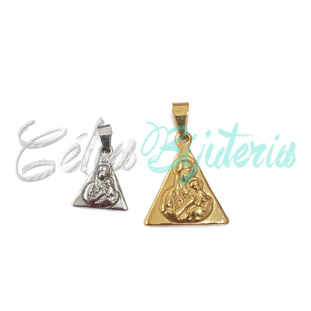 Medalla de Acero - triangular Nuestra Señora