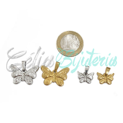 STEEL MEDAL - BUTTERFLY