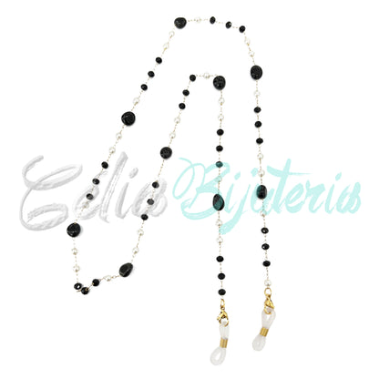 Wires for Glasses/Masks of Steel with Natural Stones