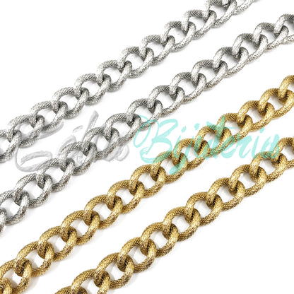 Colar de Aço com detalhes - grosso