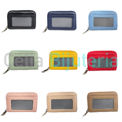 Carteira de Polipele - porta-cartões (liso)