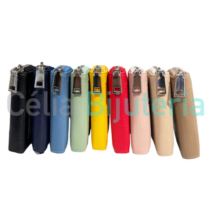 Carteira de Polipele - porta-cartões (liso)